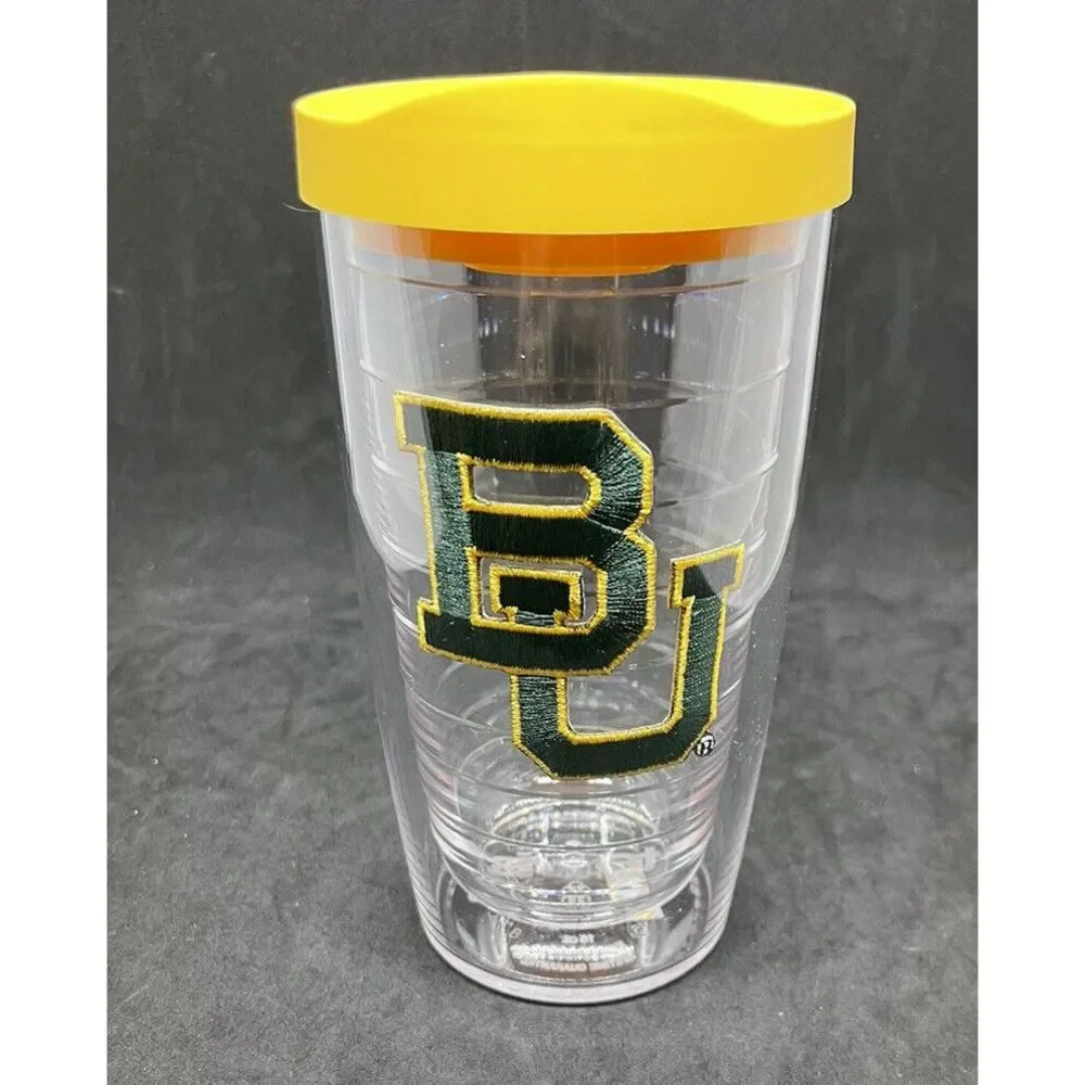 Tervis‎ Baylor University Clear Double Insulated Hot/Cold 16 oz Tumbler With Lid
